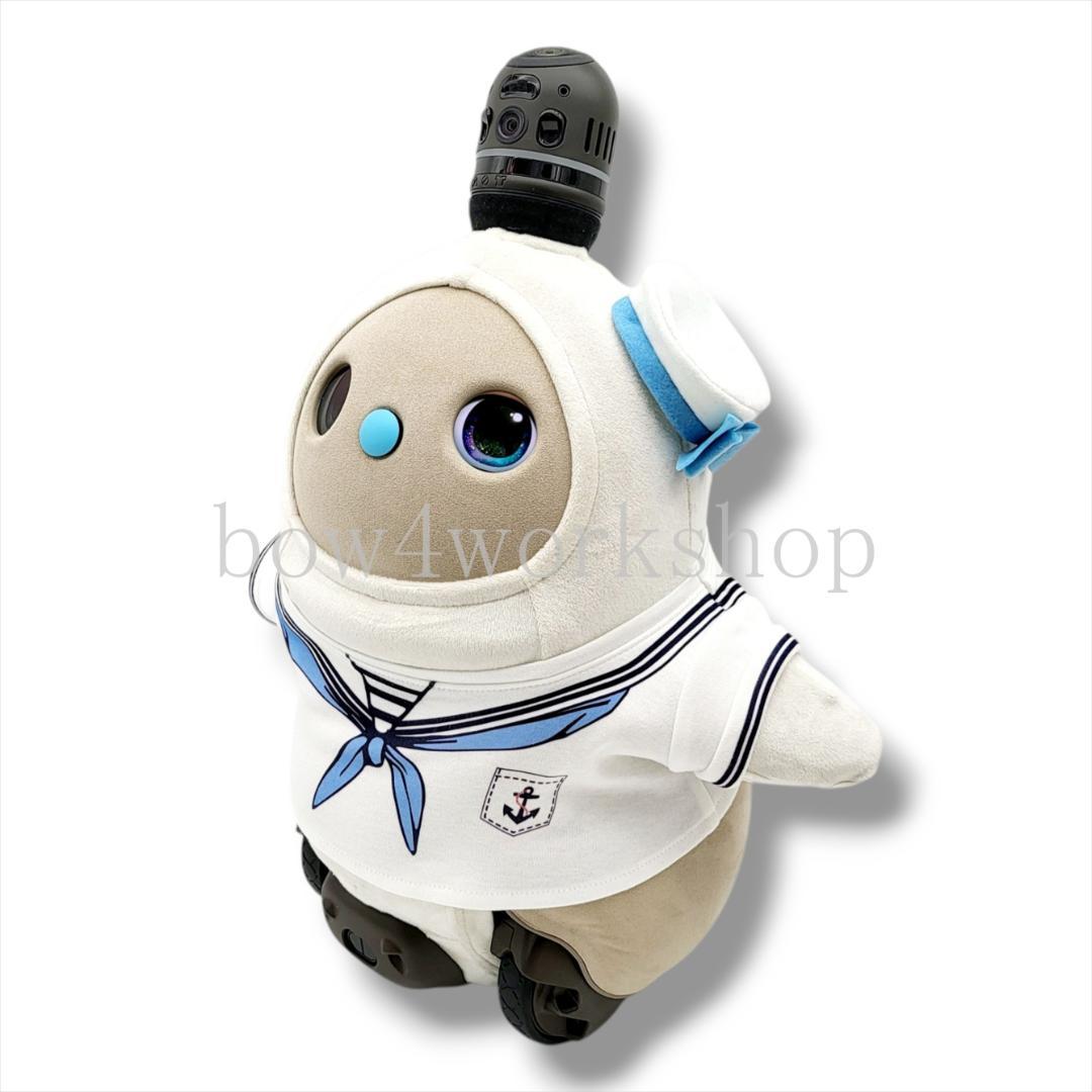 ラボット LOVOT ラボットの服ハンドメイド セーラープリントセット（ブルー） ラボット LOVOT ラボットの服ハンドメイド セーラープリント