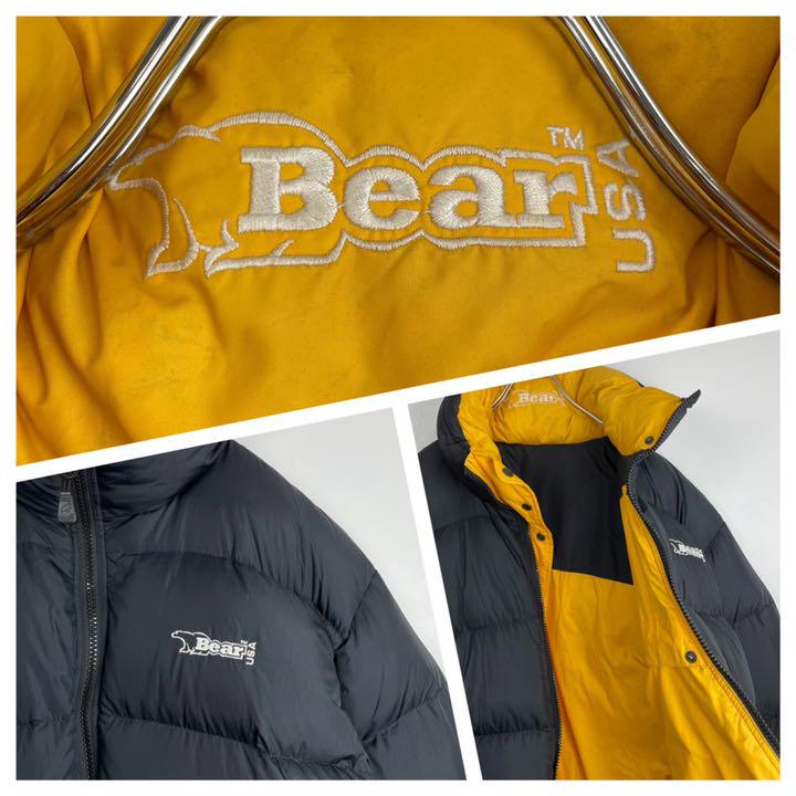 100%新品高品質 美品 Bear USA リバーシブル ダウンジャケット 刺繍 No.2355 AI1rE-m32879705268 品質保証限定SALE