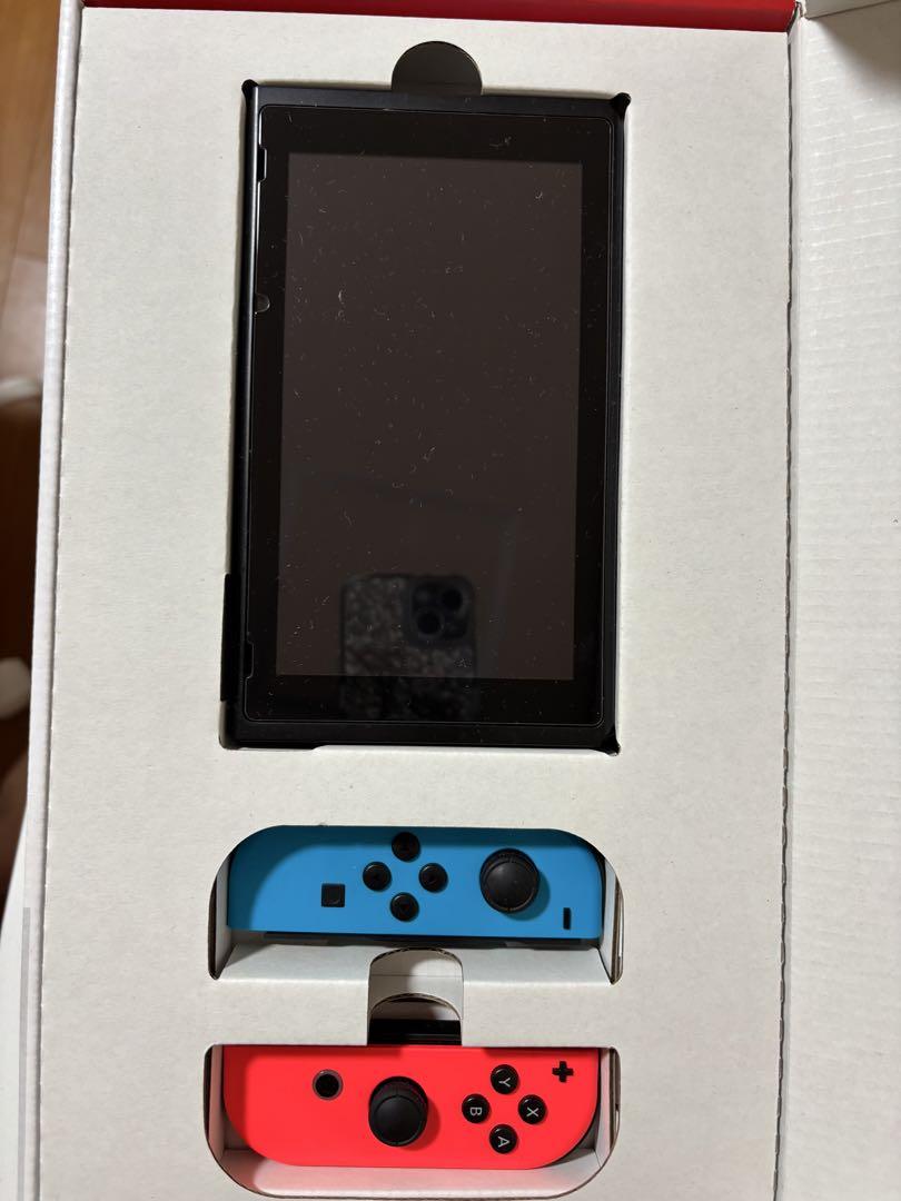 Nintendo Switch 本体 青/赤 ジョイコン、箱付き