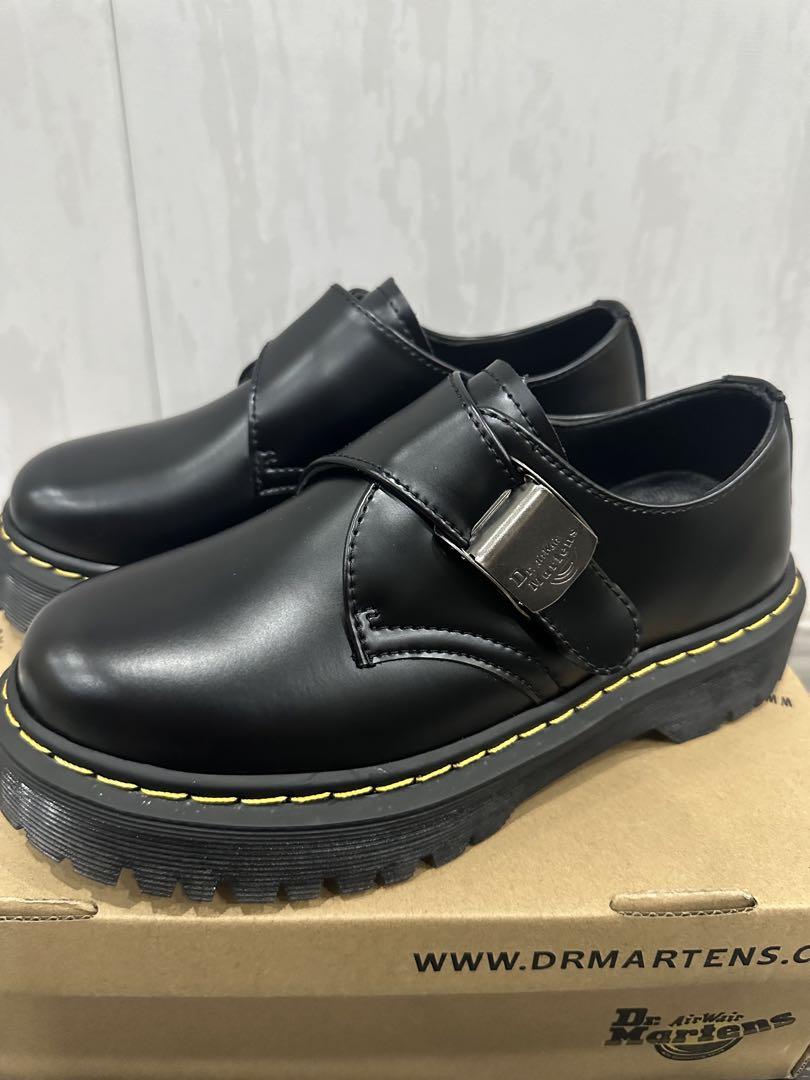 Dr.Martensブラックレザー サイドゴアブーツ