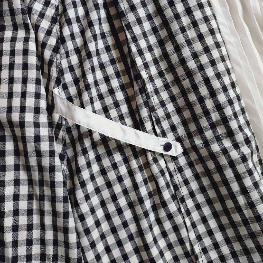 [極美品]Diagram　カシュクール切替ワンピース　プリーツフレア　近年式