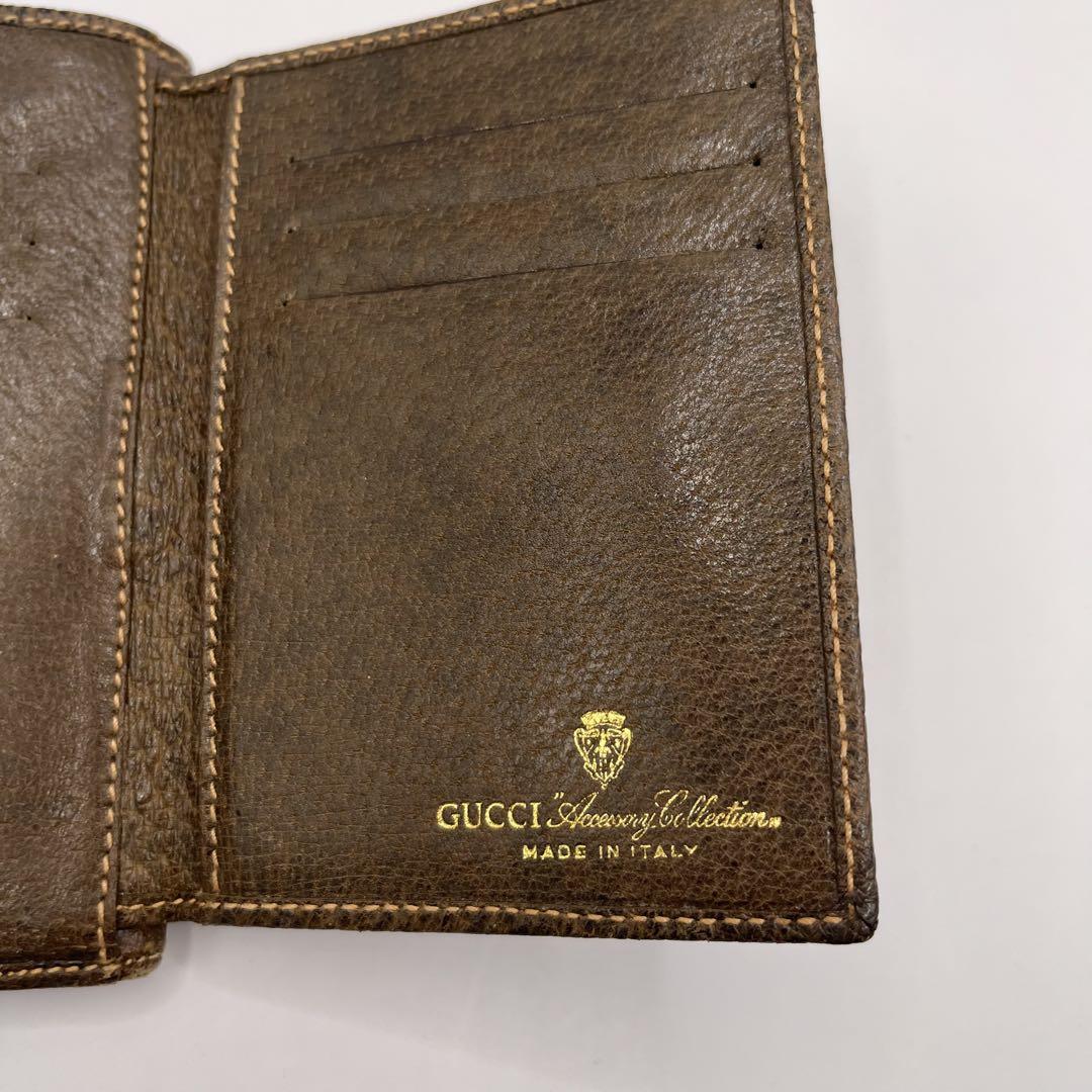 【値段交渉可】GUCCI GGシェリーライン GGキャンバス 二つ折り財布