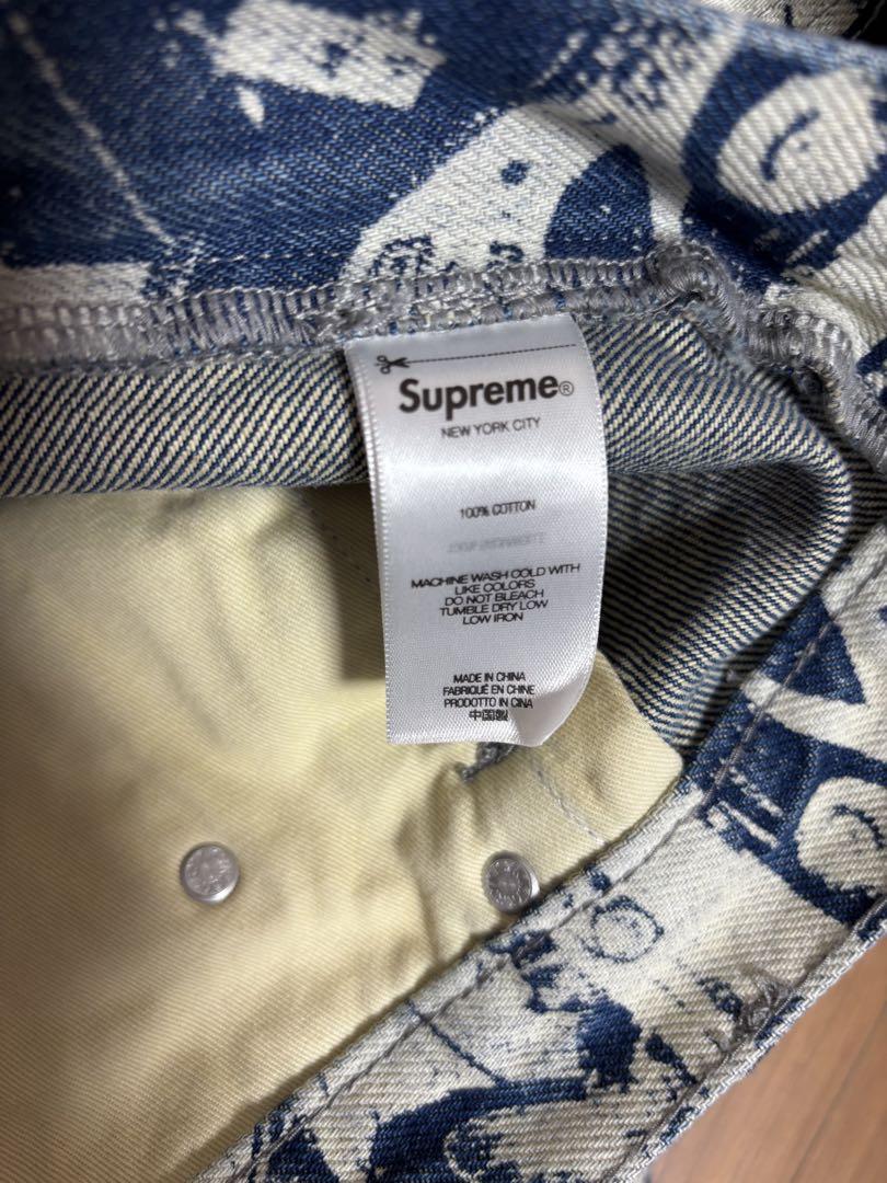 Supreme x HYSTERIC GLAMOUR Cars Baggy 34 - メルカリ