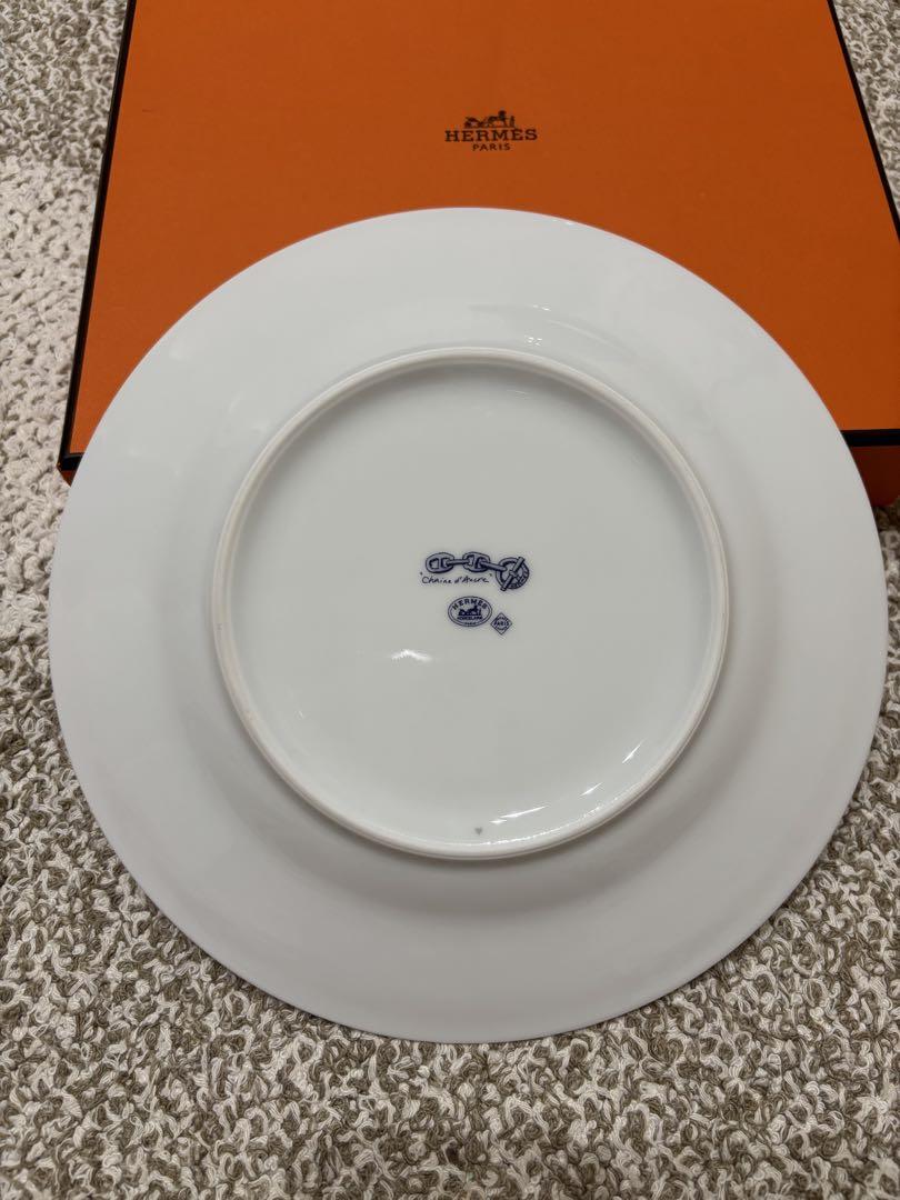 新品未使用♡HERMES シェーヌダンクル高級プレート　22.5cm百貨店購入