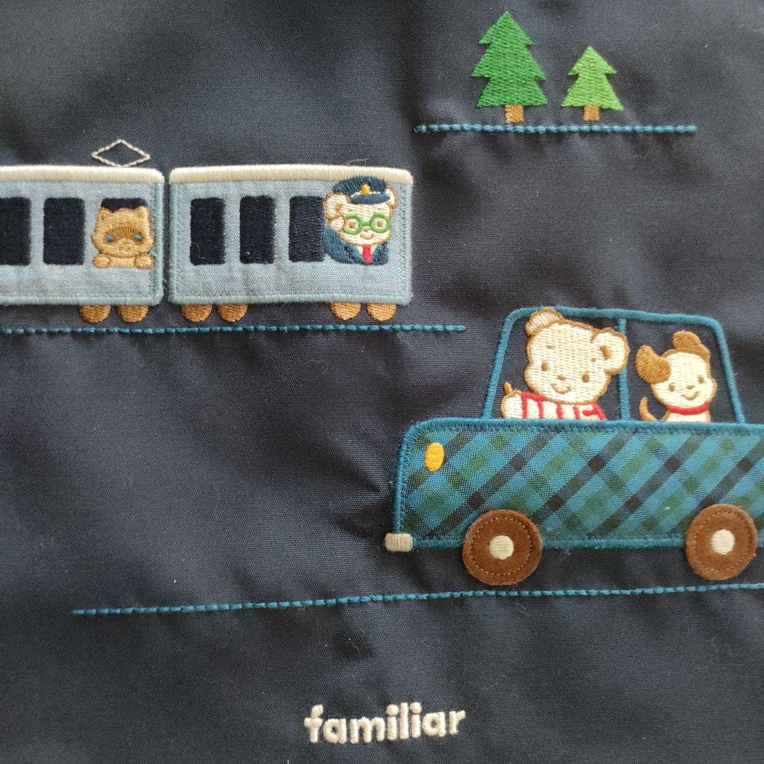 m♡さま専用 新品未使用品 ファミリアレッスンバッグ 乗り物 30