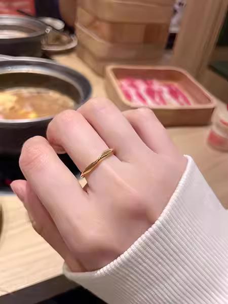 【証明書付き】18K　リング　サイズ選択できる