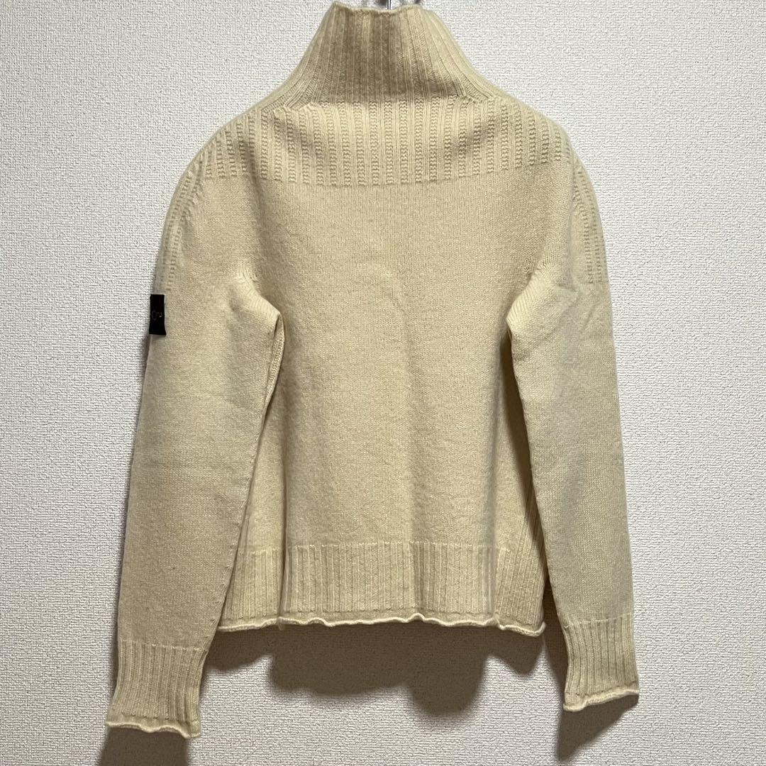 Stone Island ストーンアイランド 100%ウール ニット ベージュ