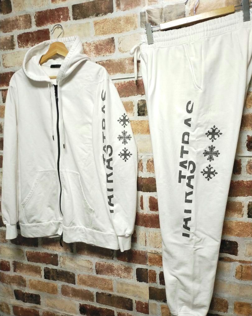 TATRAS サイド ラメ ロゴ スウェット パーカー パンツ