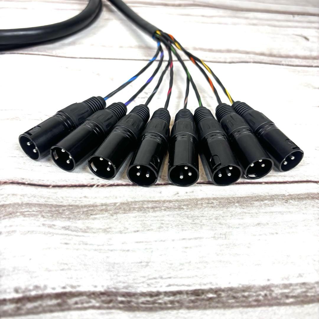 CANARE MR202-AT XLR 8ch マルチケーブル 2.5m