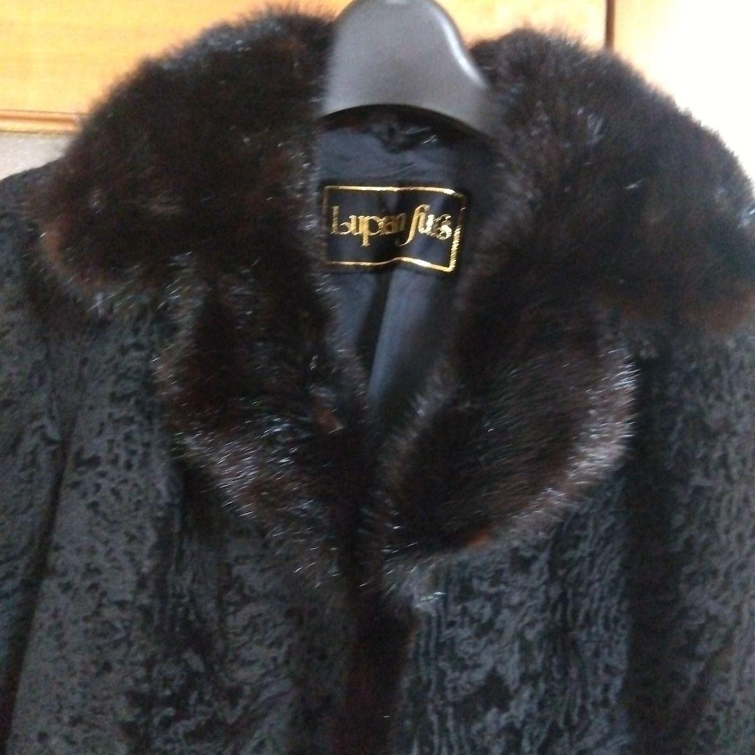 黒ファー襟ロングコート CEG5054895886