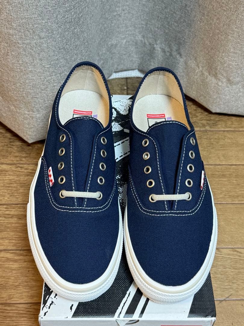 ヴァンズ スケート オーセンティック ネイビー US12 30cm30cm・VANS