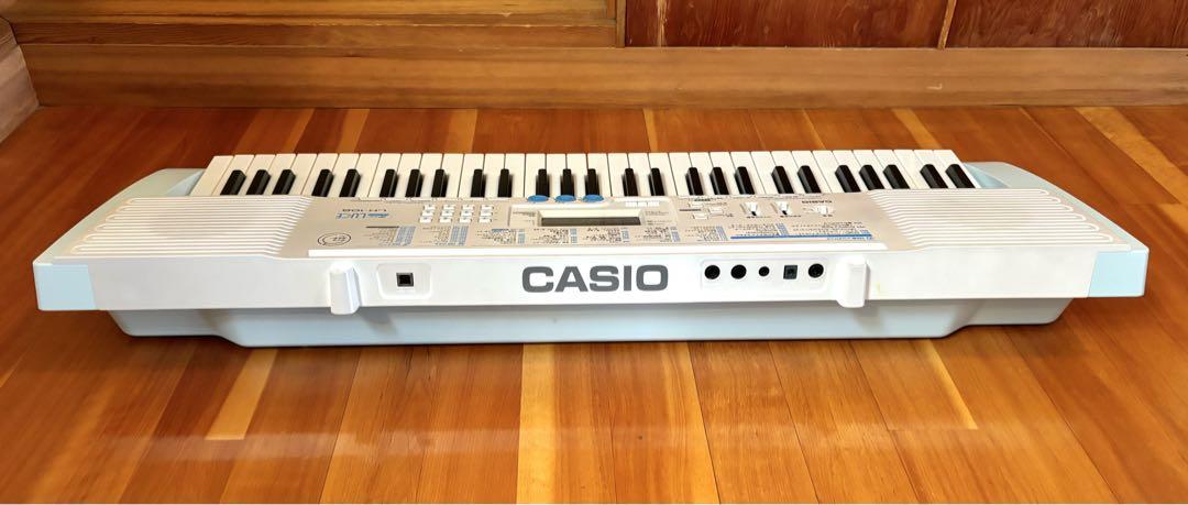 CASIO 電子ピアノ LK-108 マイク付
