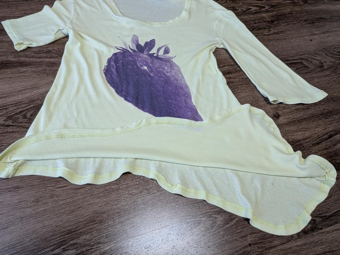 アンダーカバー 2007SS Languid復刻 歪みイチゴT Purple期