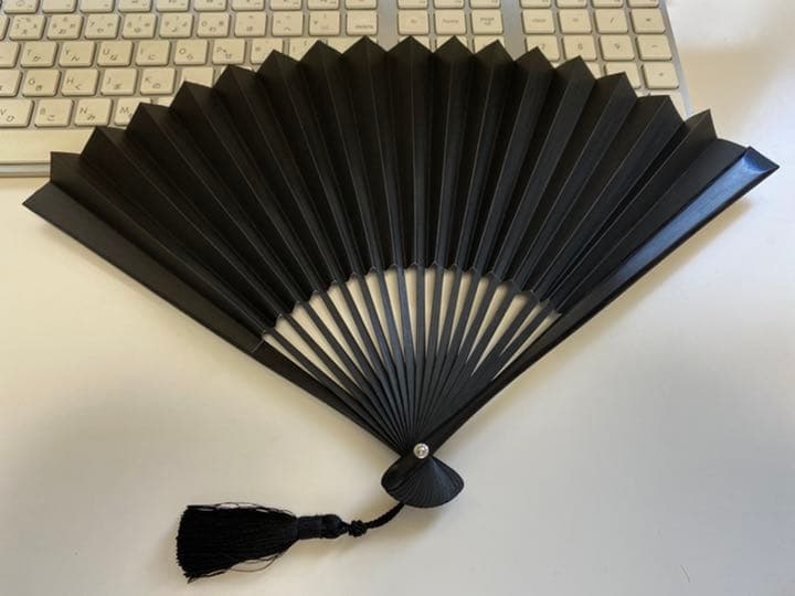HUBLOT/ノベルティ/扇子/木箱入/非売品/ブラック/京都/祇園/限定/美品