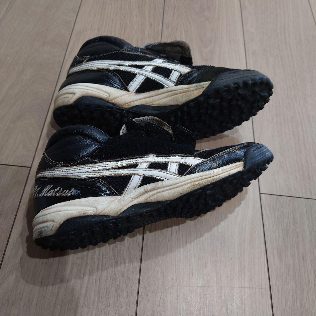 【2025年】高評価レビューアイテム特集 アップシューズasics 黒/白 マジックテープ付き プロ支給-格安の通販 シューズ