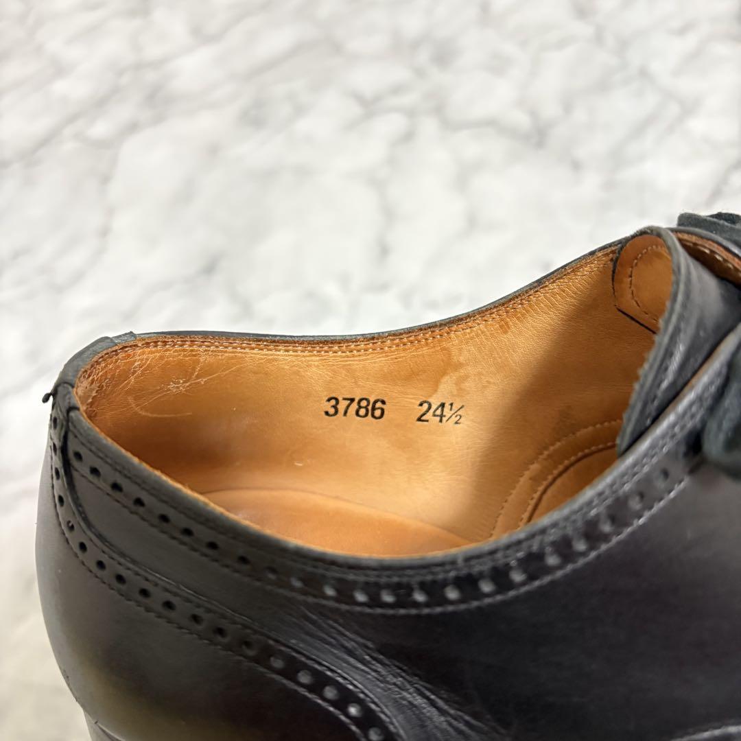 スコッチグレイン 3786 日本製 パンチキャップ ストレートチップ