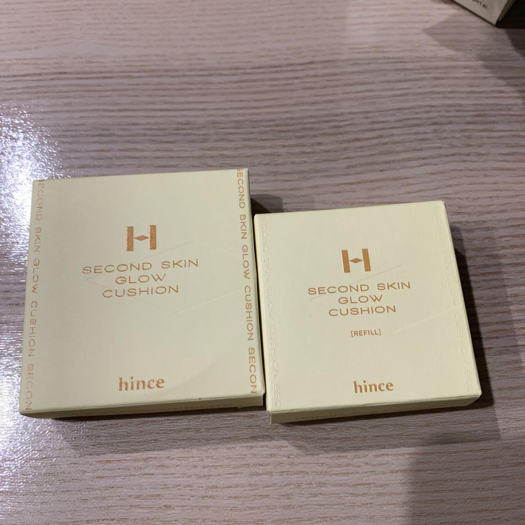 hince SECOND SKIN GLOW CUSHION 本体　+リフィルファンデーション