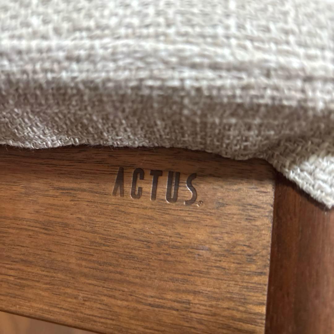 【良品】ACTUS 日進木工 KULAUM ダイニングチェア ２脚 ①