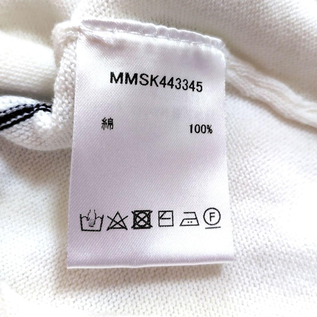 美品】muta ムータマリン ボーダーサマーニット 半袖 薄地