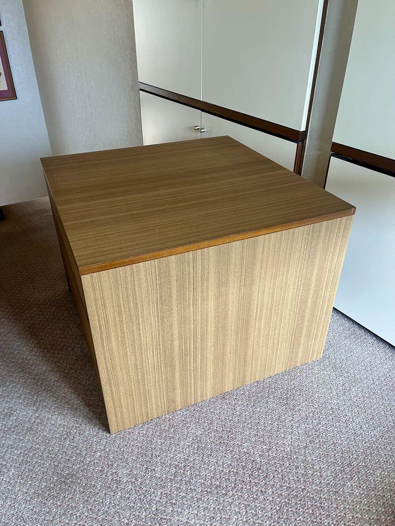 送料込 アンティーク 箪笥 収納 昭和 木製 キャビネット 3段 完成品 レトロ