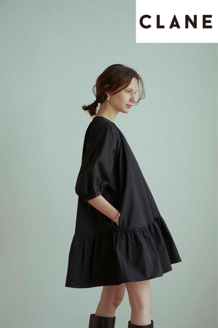 完売商品【CLANE】PUFF MINI ONE PIECE ミニワンピース