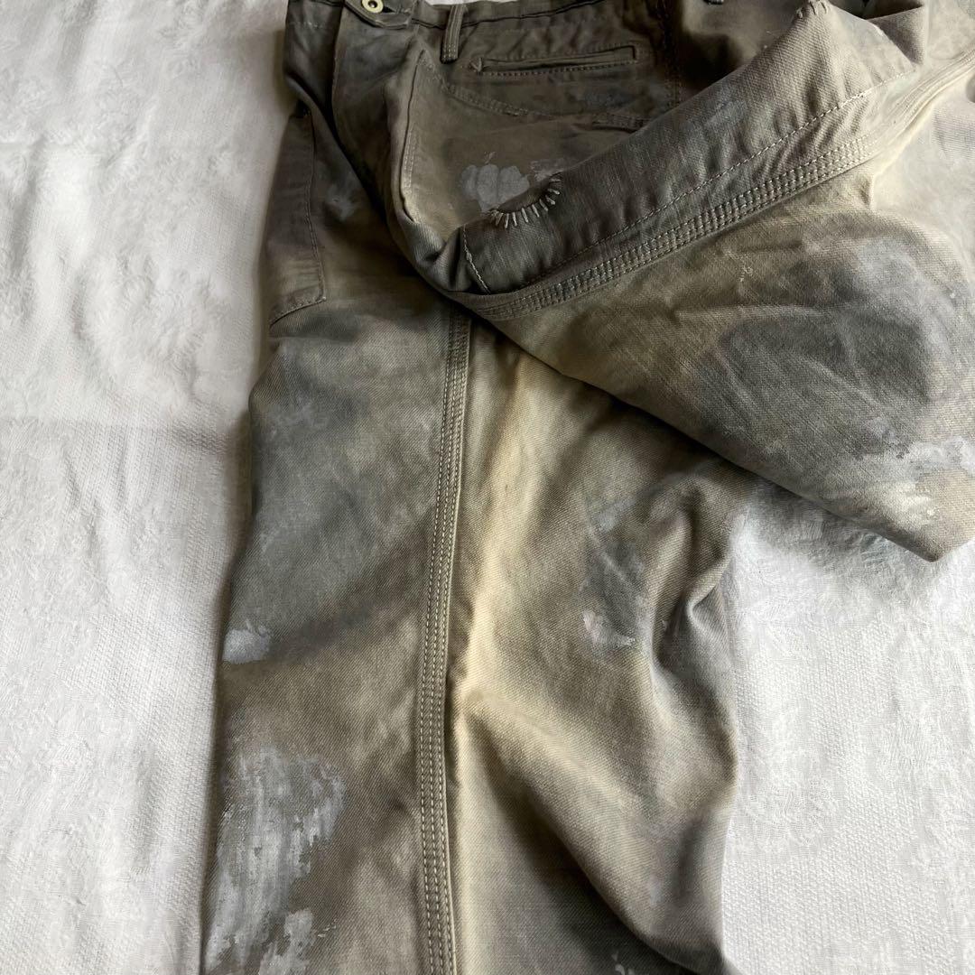 90s 鬼フェード　Ralph Lauren コットン　ミリタリー チノパンツ