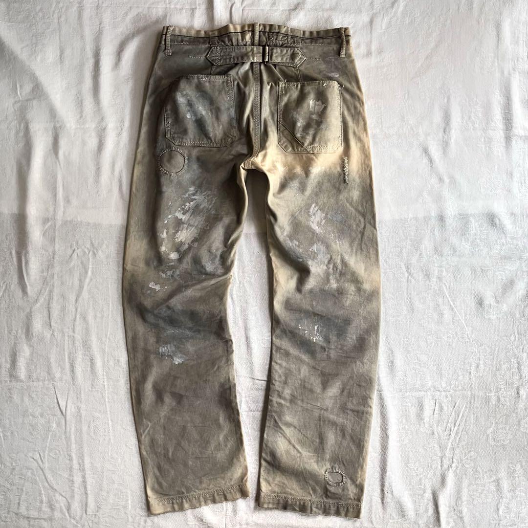 90s 鬼フェード　Ralph Lauren コットン　ミリタリー チノパンツ