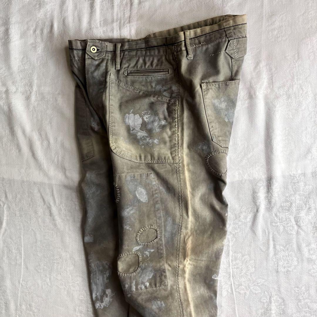 90s 鬼フェード　Ralph Lauren コットン　ミリタリー チノパンツ