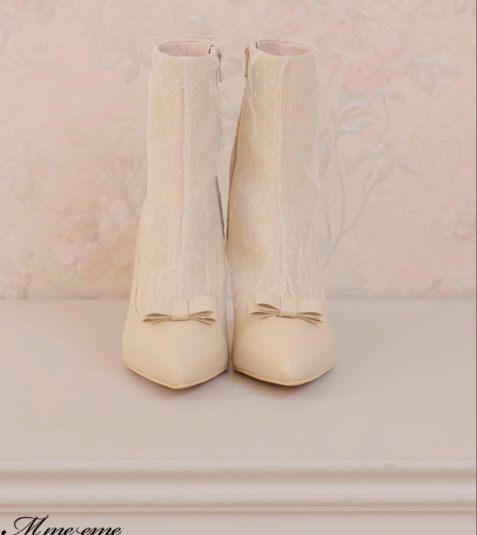 m me eme Dot tulle short boots