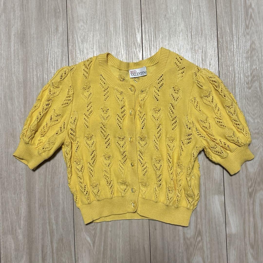 RED VALENTINO ショート丈　半袖カーディガン　S