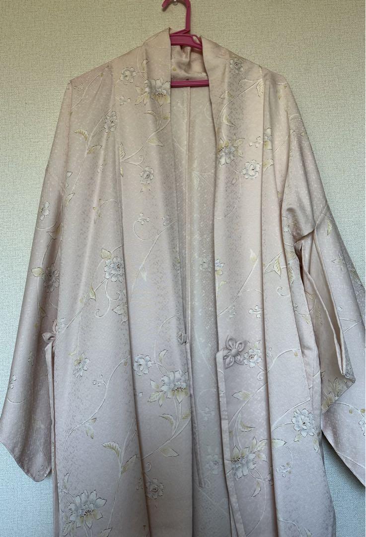 最終値下げ❣️着物　新品　ロング道中着　単衣　桜色❣️ 美しいです。