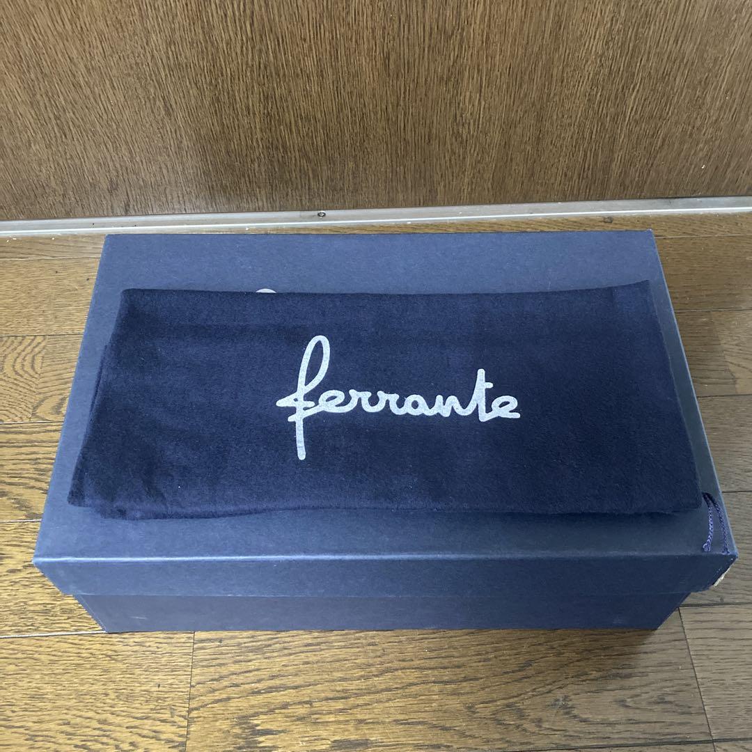 Ferrante SCOGLIO ブラック スエード ローファー 6 1/2
