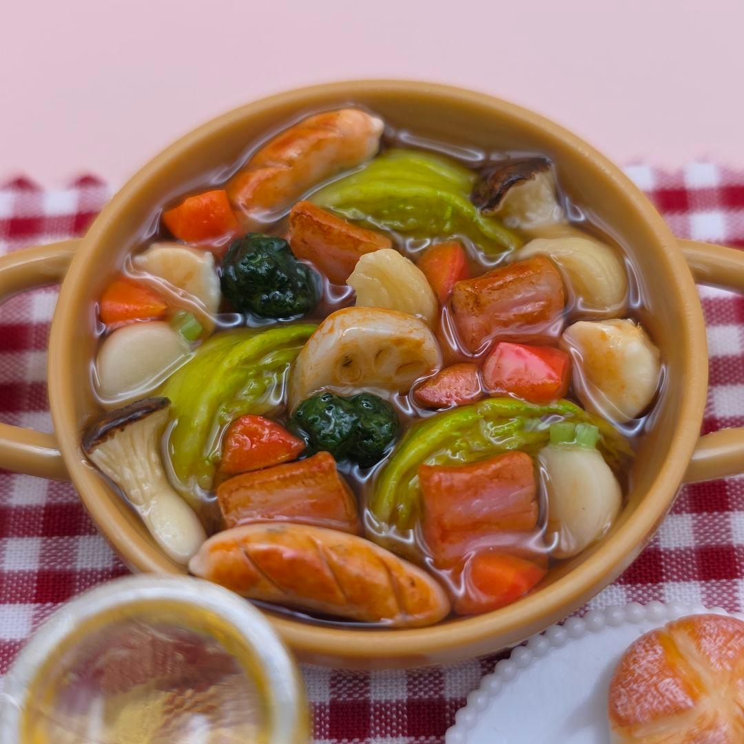 ローストチキンとポトフ ディナーセット