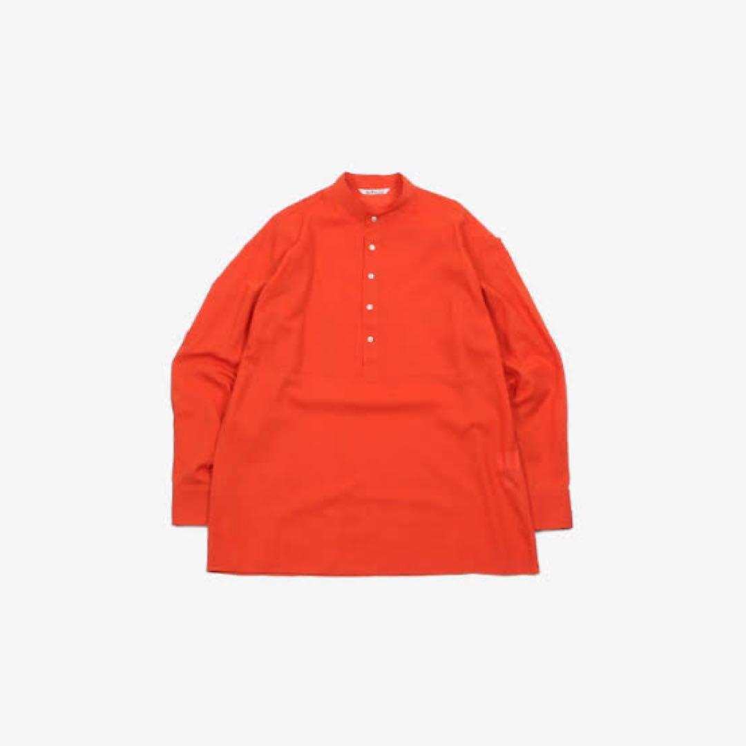 トップス AURALEE SHUTTLE GEORGETTE CLOTHP/OSHIRTS