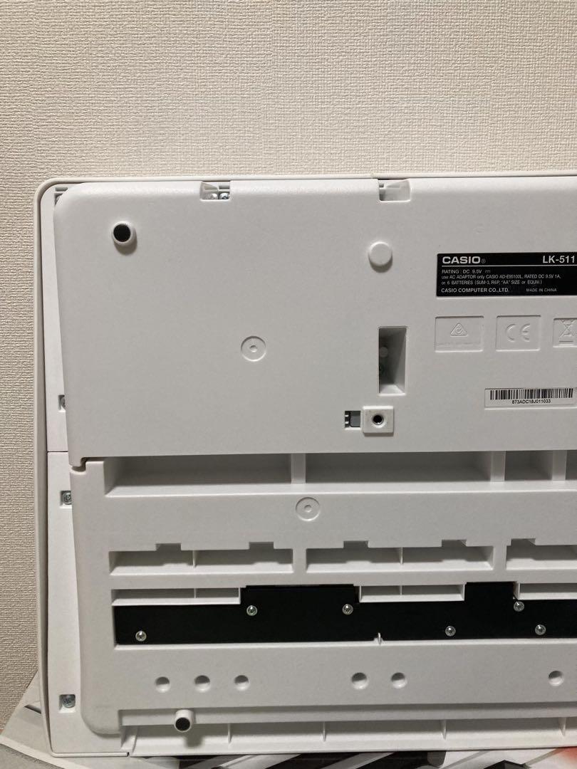 【美品】 カシオ 61鍵盤 電子キーボード LK-511 光ナビゲーション