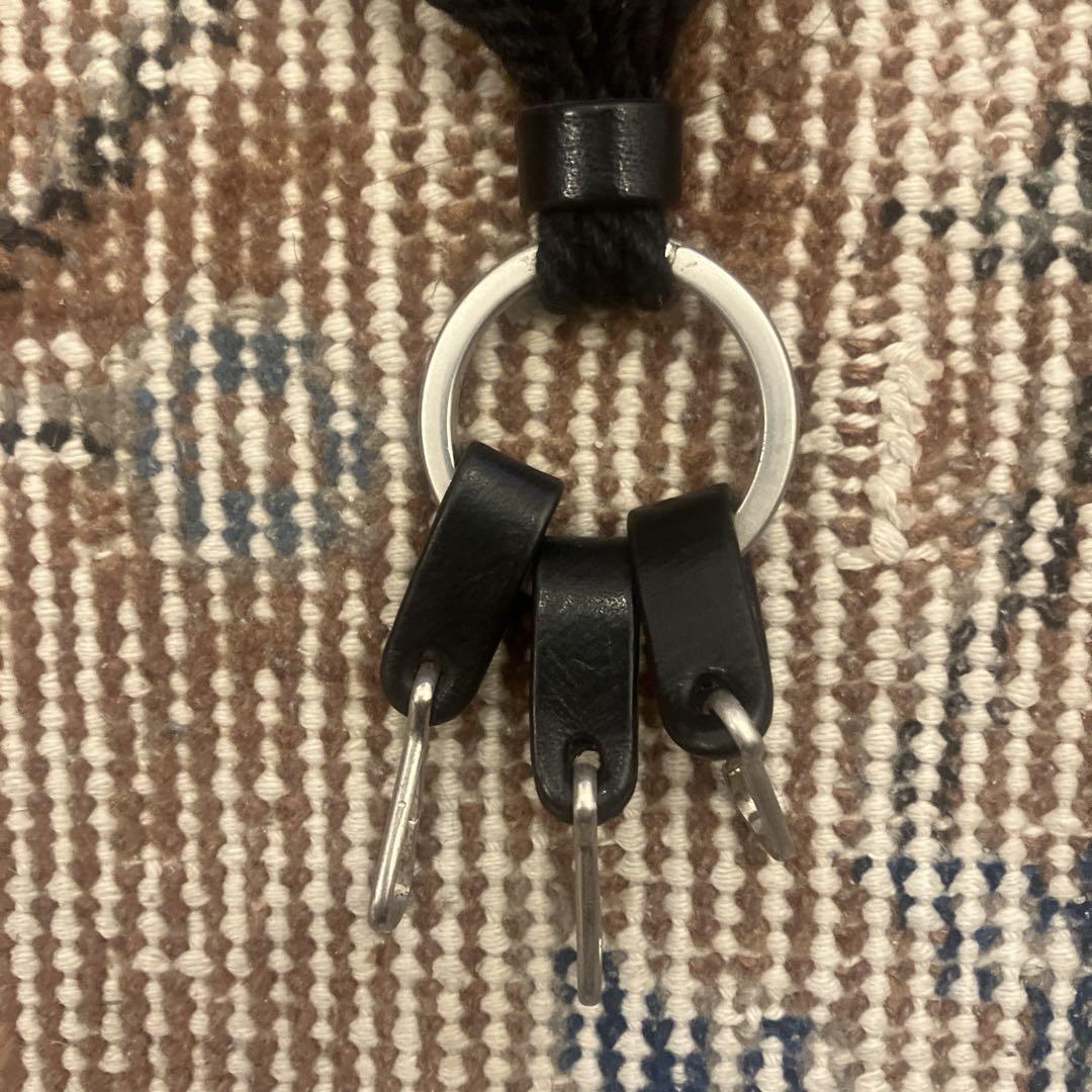 jil sander Tangleブラック ロープ ネックストラップ