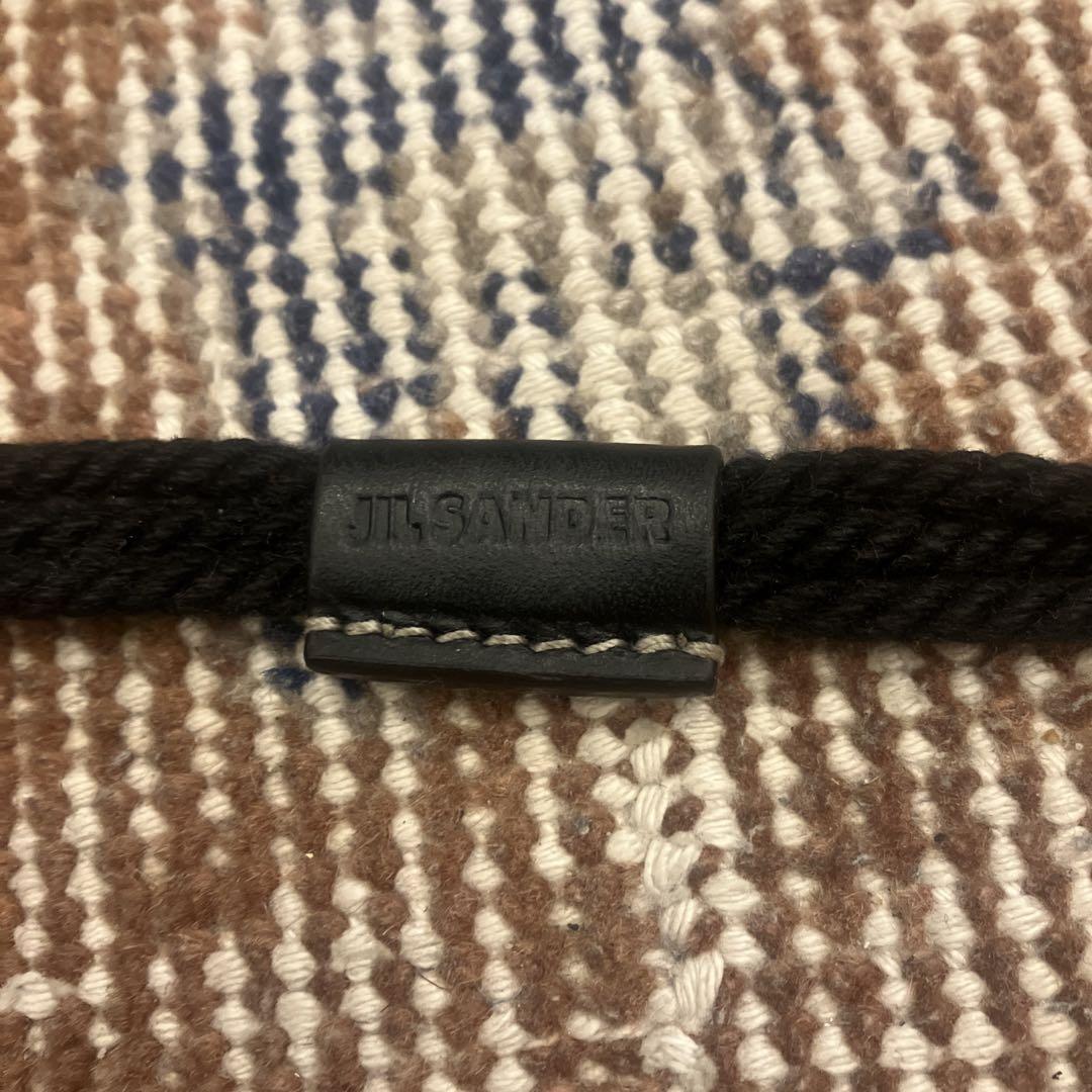 jil sander Tangleブラック ロープ ネックストラップ