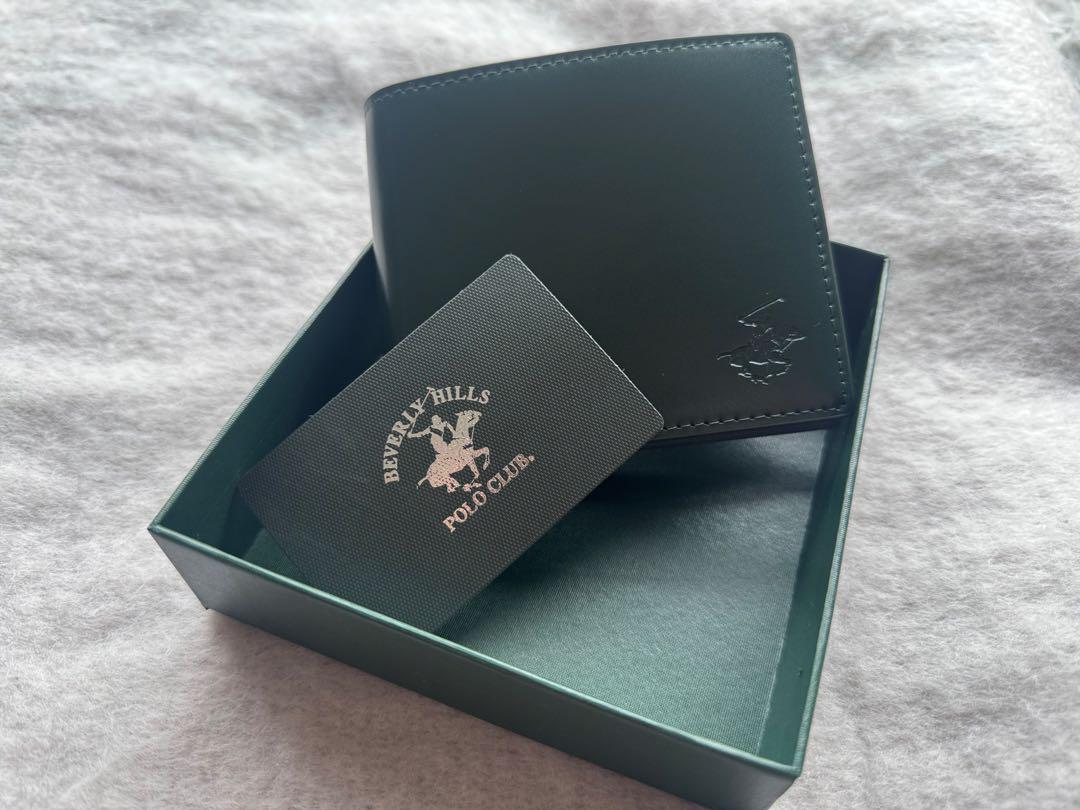 BEVERLY HILLS POLO CLUB 折り財布 ダークグリーン