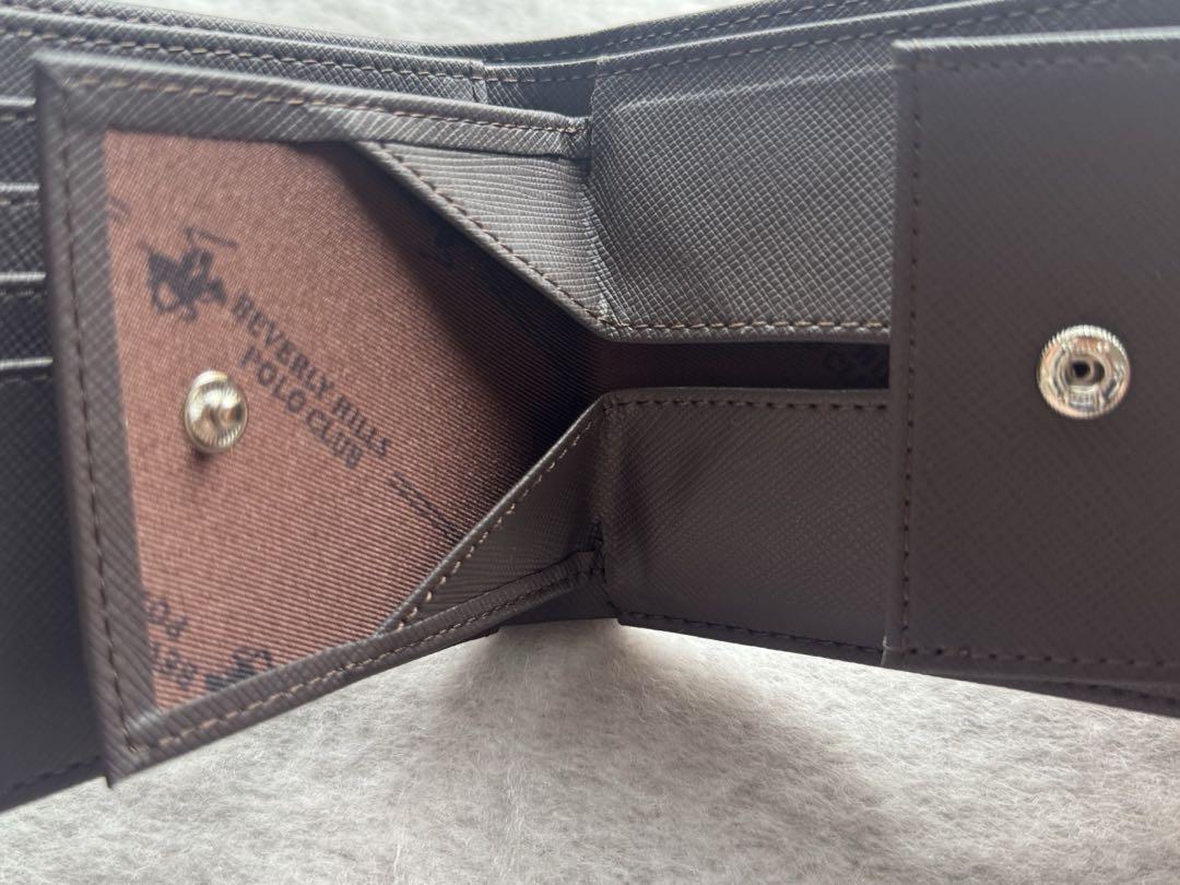 BEVERLY HILLS POLO CLUB 折り財布 ダークグリーン