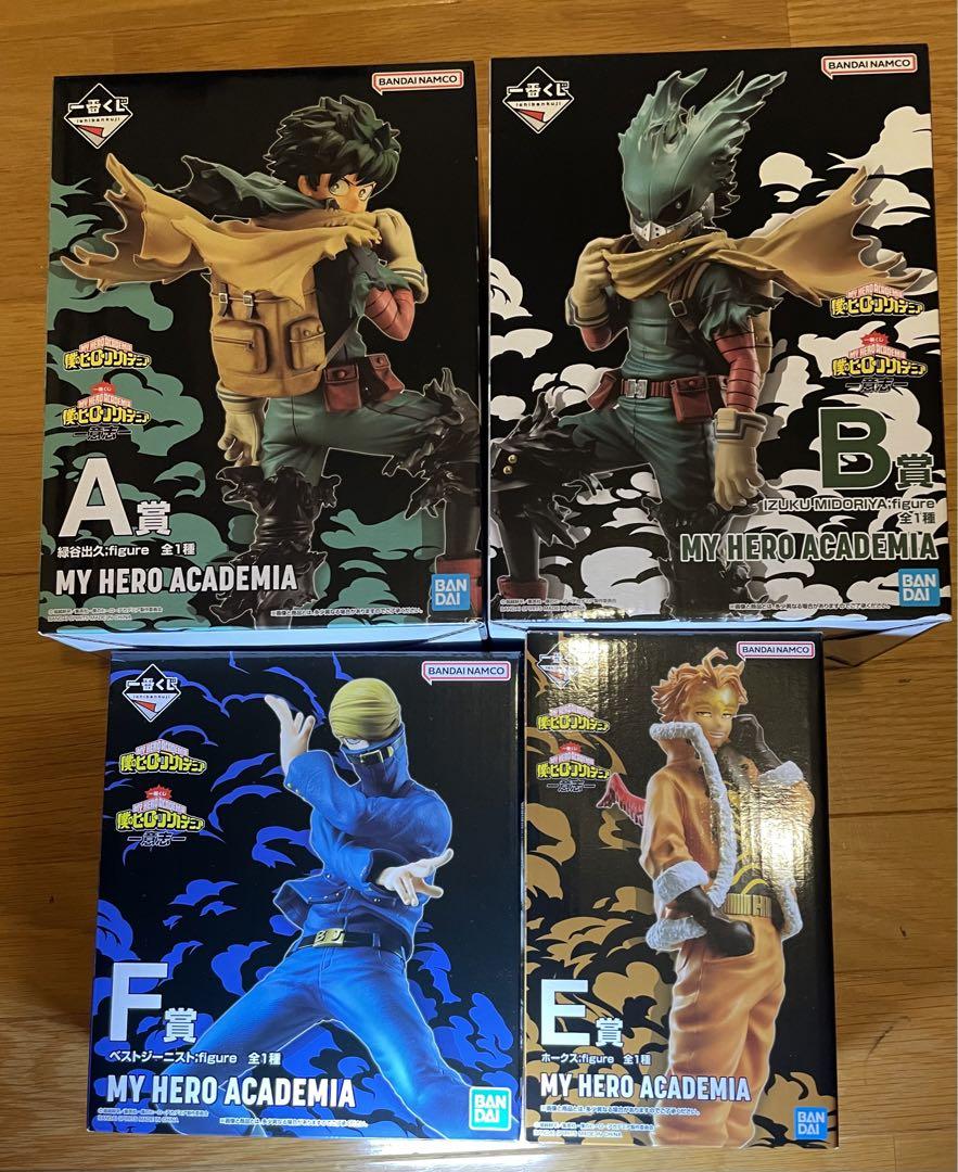 ヒロアカ　一番くじ　僕のヒーローアカデミア　フィギュア　緑谷　ホークス