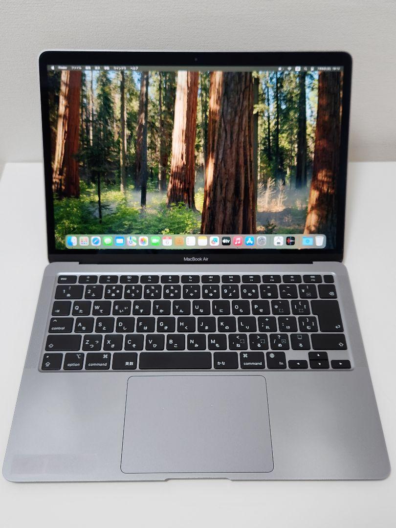動作良好 MacBook Air M1 16GB 512GB グレイ 電池86% - メルカリ