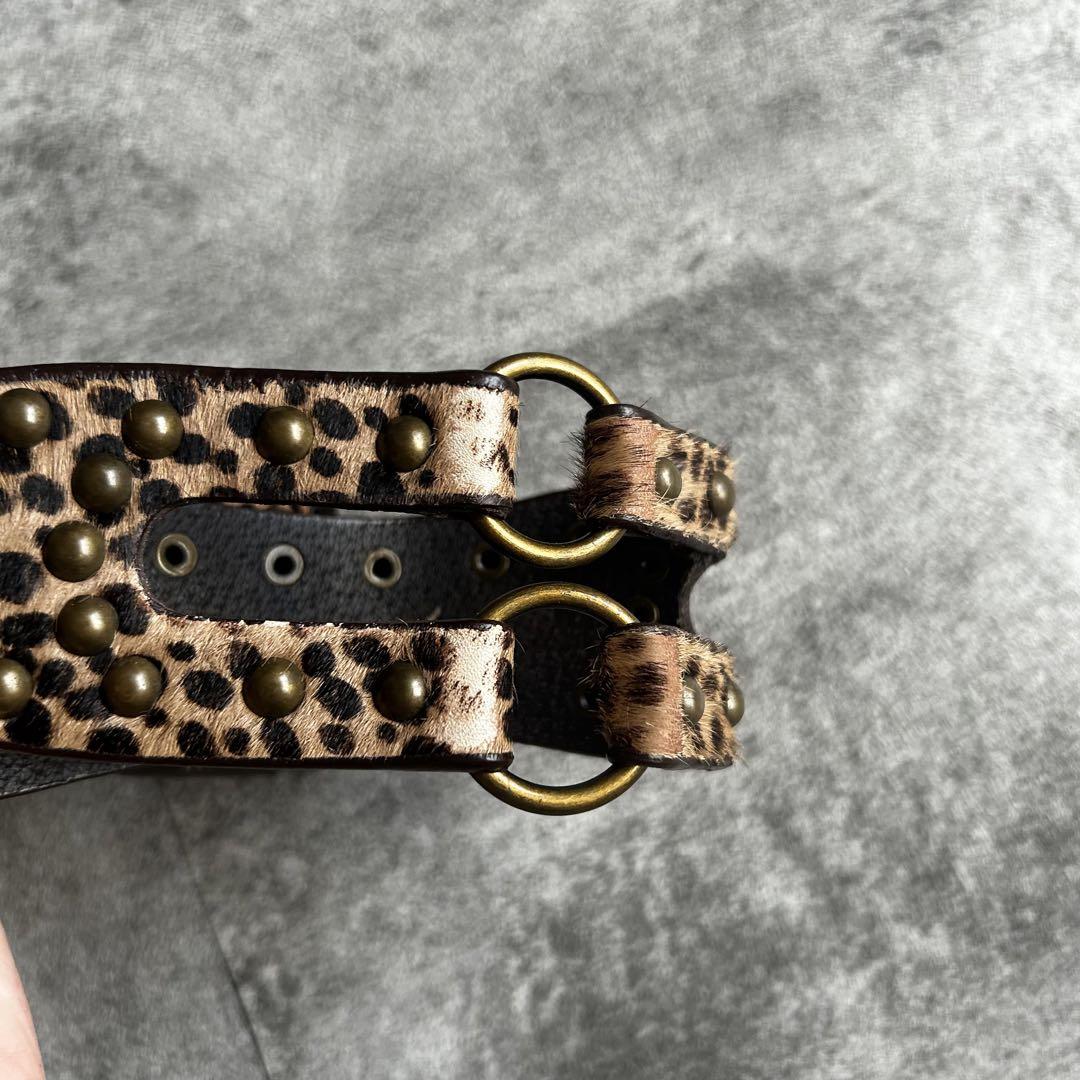 小物 archive grunge belt gimmick leopard y2k