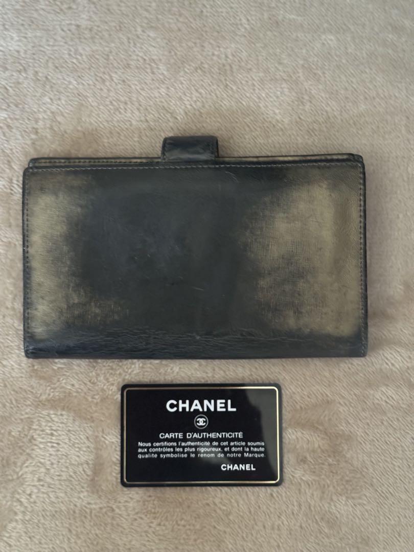CHANEL ブロンズ　長財布