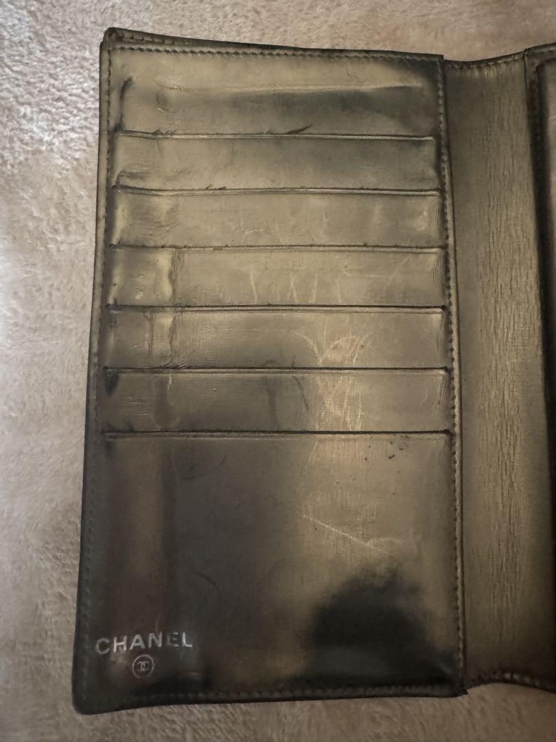 CHANEL ブロンズ　長財布