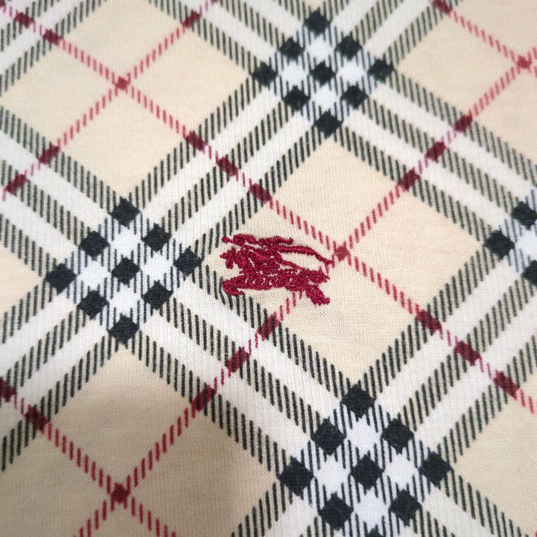 BURBERRY バーバリーブルーレーベル 刺繍 ノバチェック Tシャツ