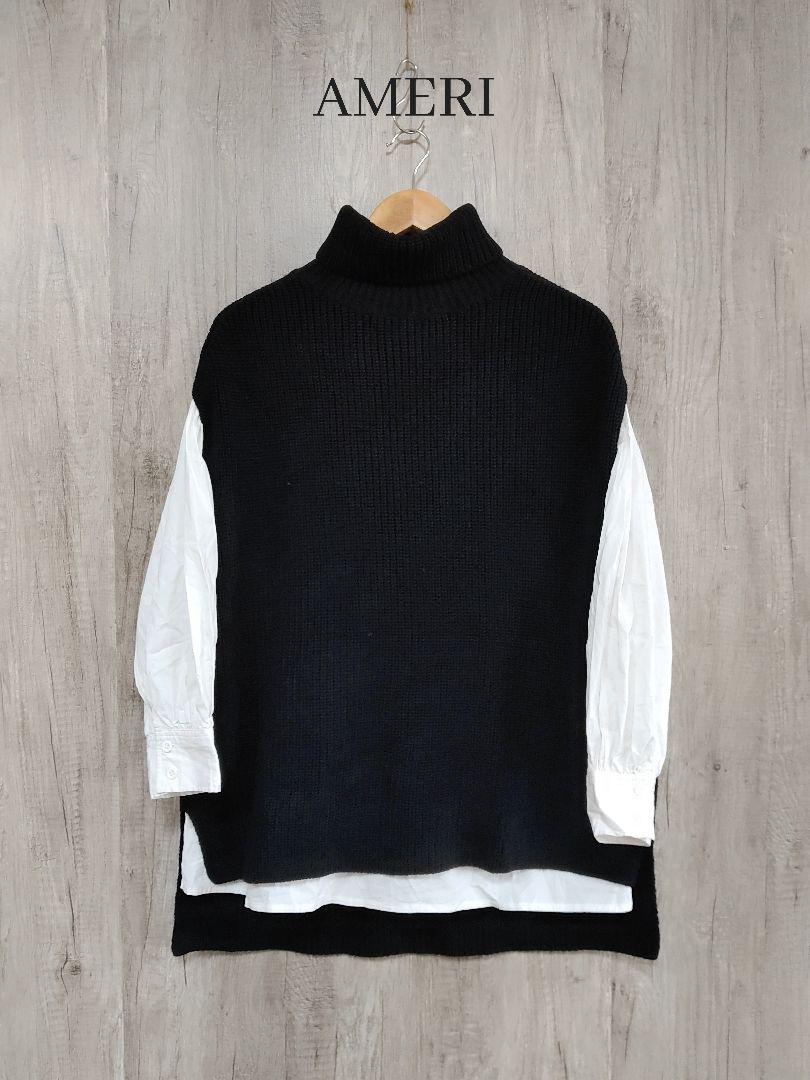 2040円 正規品販売! AMERI アメリ 3WAY SHIRT SET KNIT ニット シャツ 着画