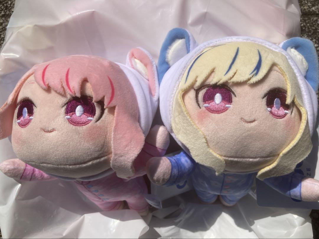 GiGO限定】 ヒメヒナ ねそべりぬいぐるみ 田中ヒメ 鈴木ヒナ 2点