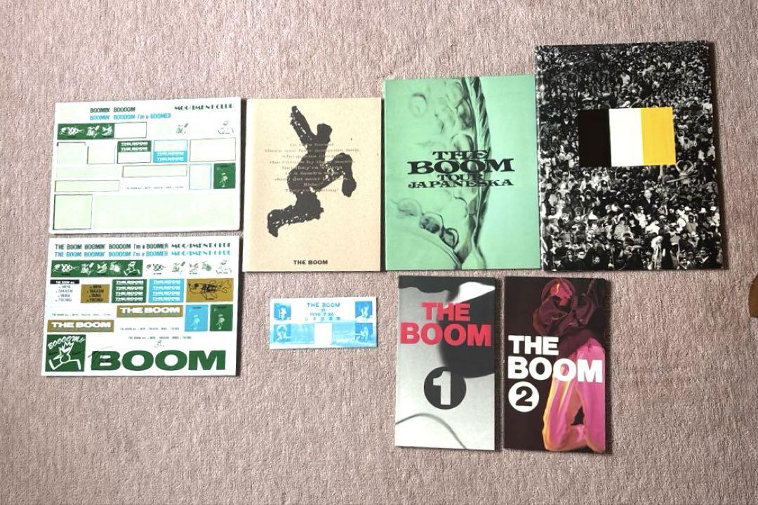 THE BOOM ツアーパンフ チケット シール 書籍セット