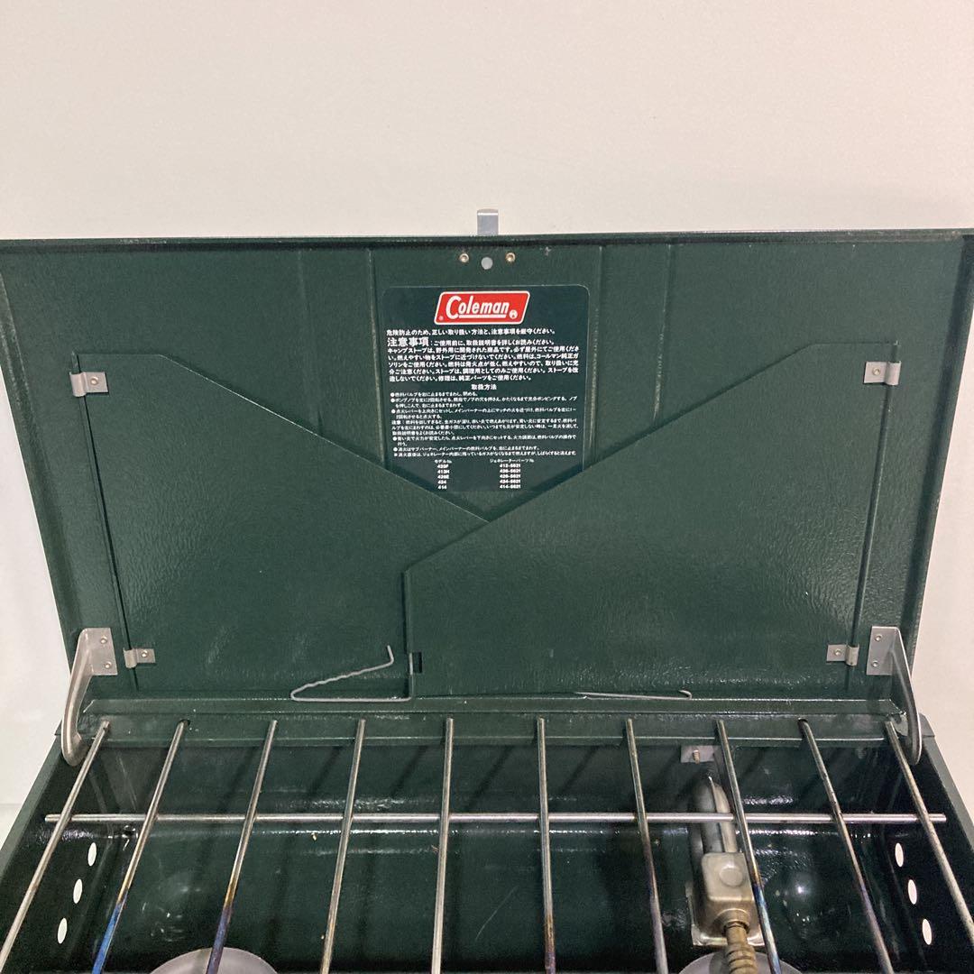 【取置】Coleman コールマン ツーバーナーコンロ Unleaded 414