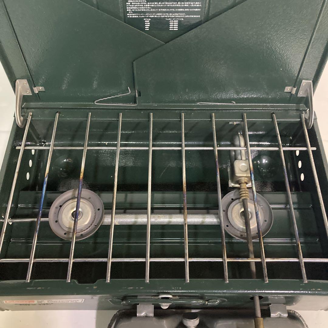 【取置】Coleman コールマン ツーバーナーコンロ Unleaded 414